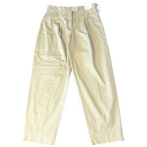 Abercrombie & Fitch High Rise Taper Pants Womens 6R 28 Lightweight Khaki Chino